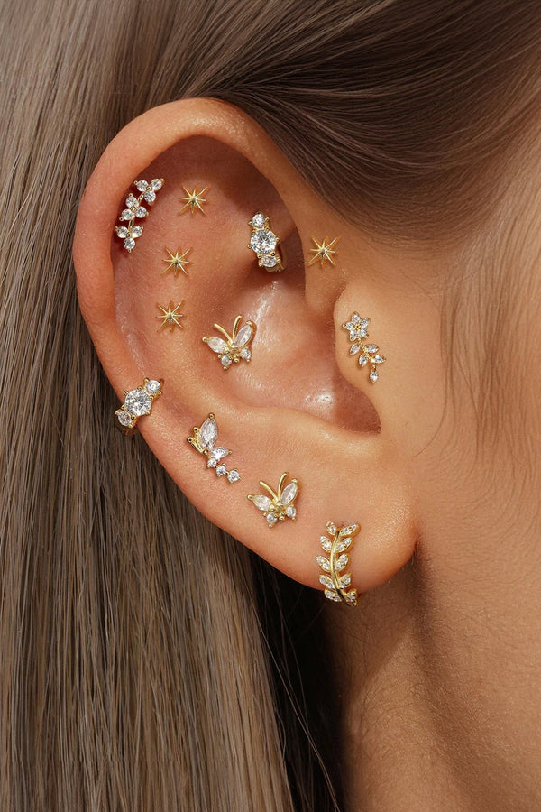 Franziska – Goldene Ohrringe mit sanftem Glanz.