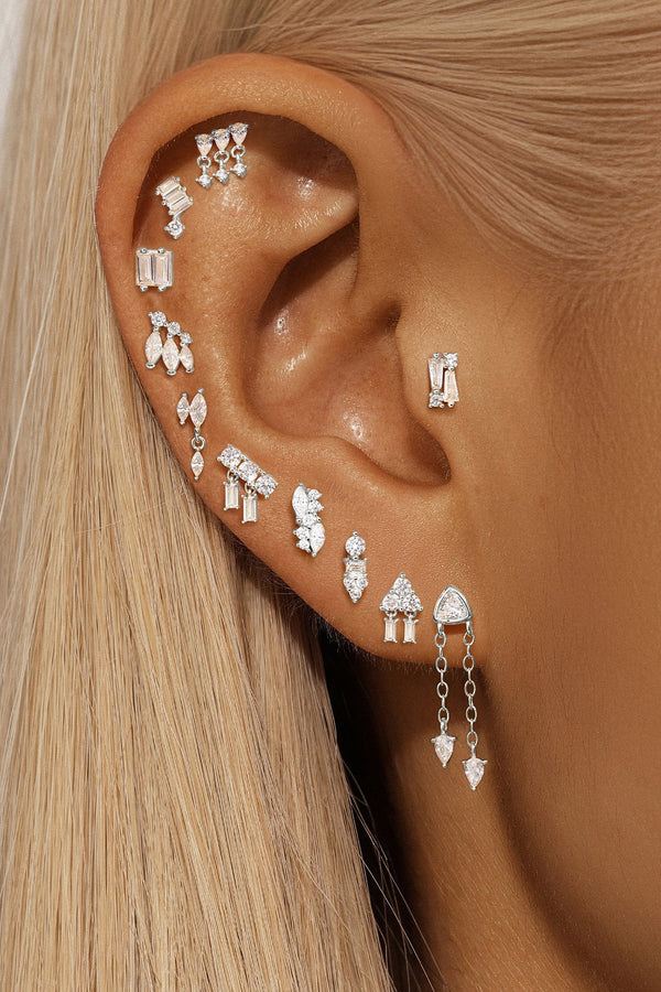 Stefanie – Goldene Ohrringe mit zartem Schwung.