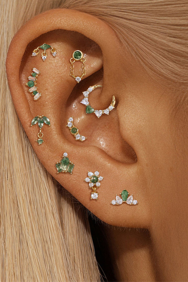 Romina – Goldene Ohrringe mit verspieltem Charme.