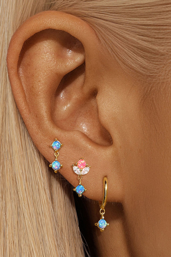 Lena – Zarte, goldene Ohrringe mit feinem Glanz.