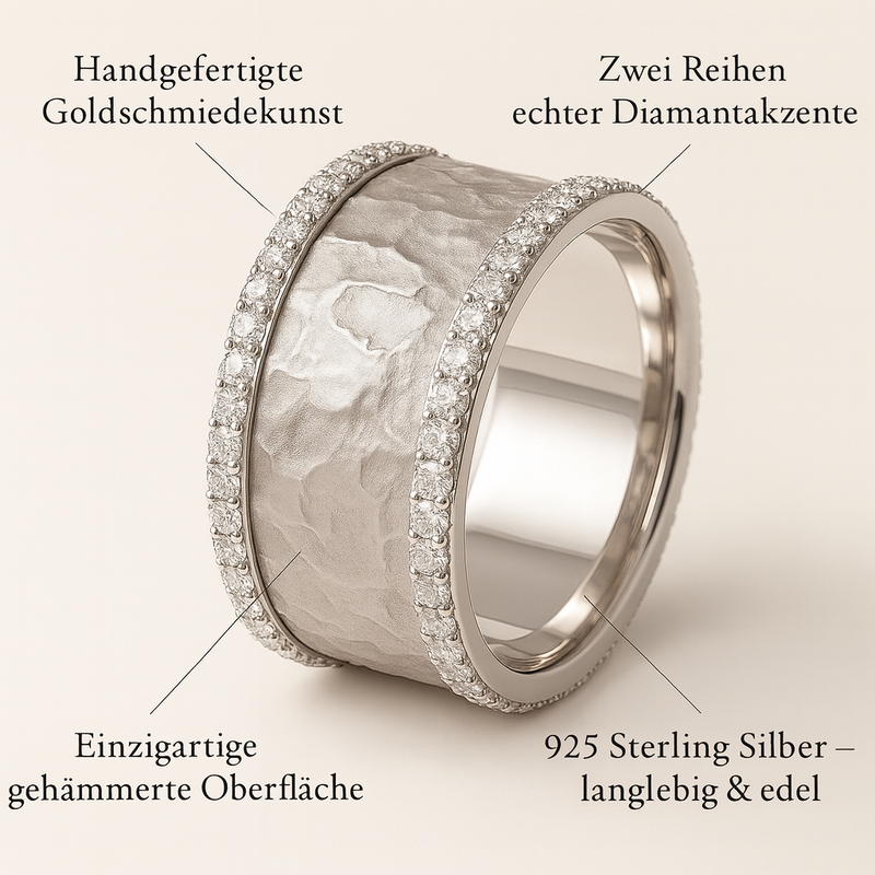 Hannah - Vintage Silberner Zirkonia Ring
