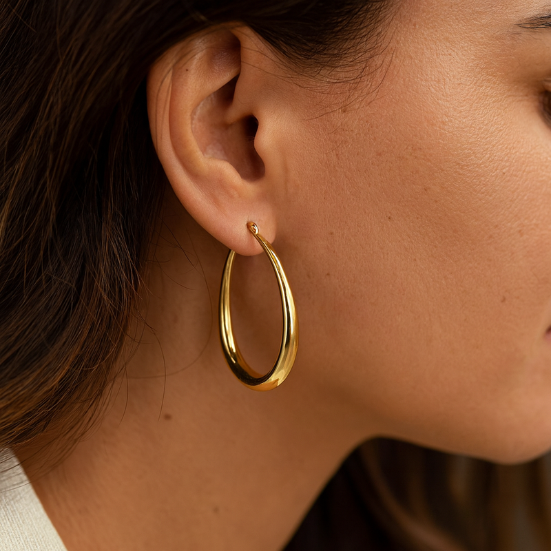 Martina - Exklusive Vintage Gold Ohrringe