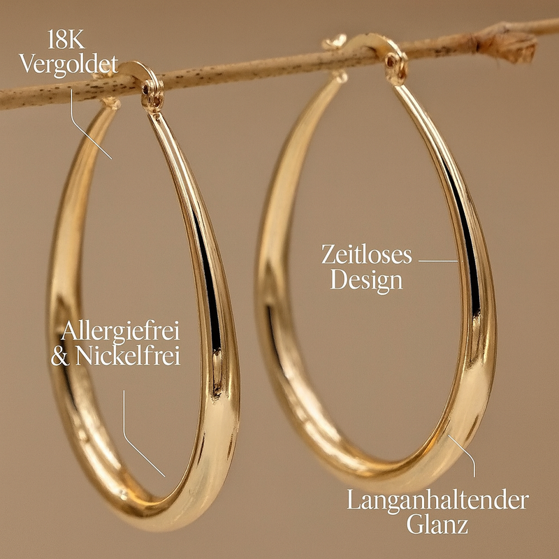 Martina - Exklusive Vintage Gold Ohrringe