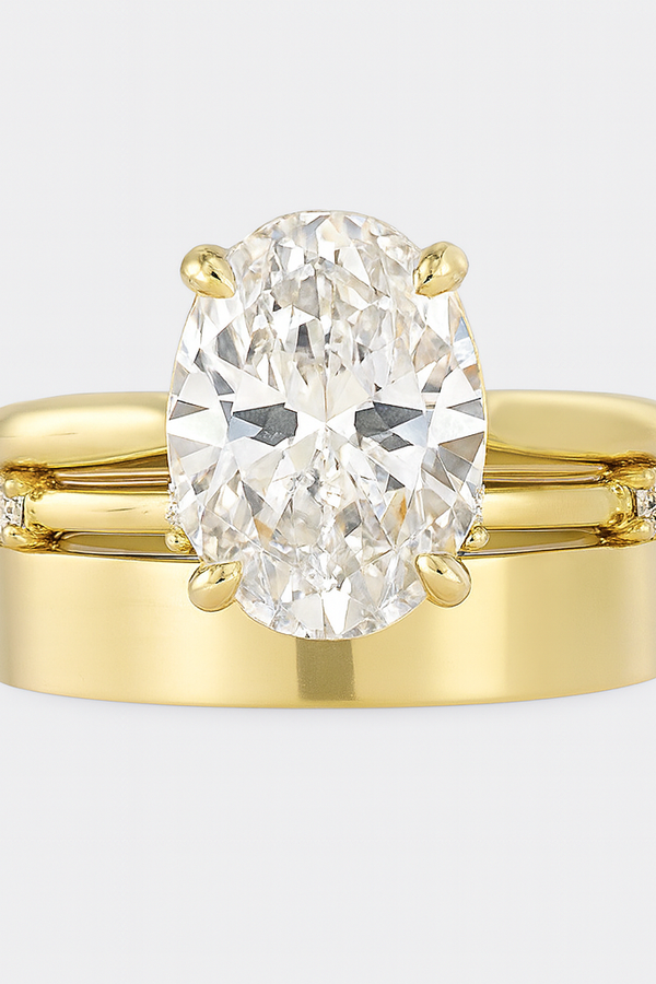 Johanna – Solitärring mit rundem Diamanten.