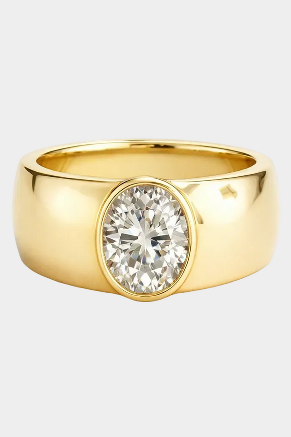 Vintage Gold Einlegezirconring