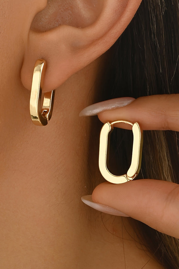 Alina - Elegante geometrische Creolen