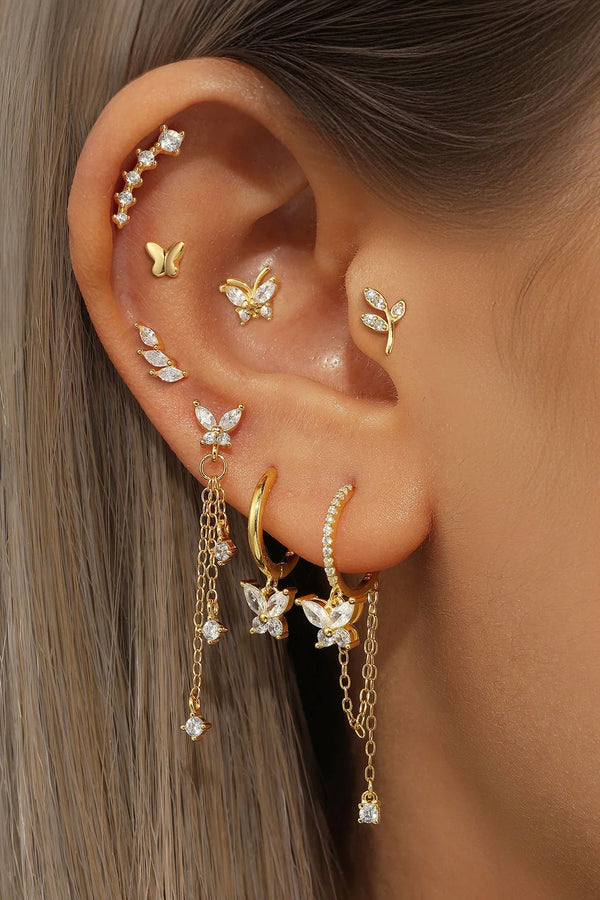 Carina – Goldene Ohrringe mit ruhigem Glanz.