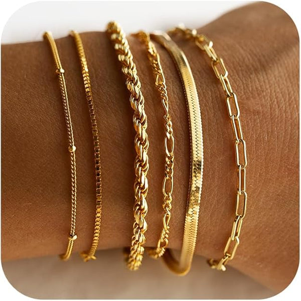 Isabella - Vernetta Armband-Set | Gold