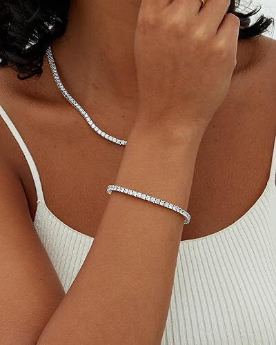 Moissanit Tennisarmband