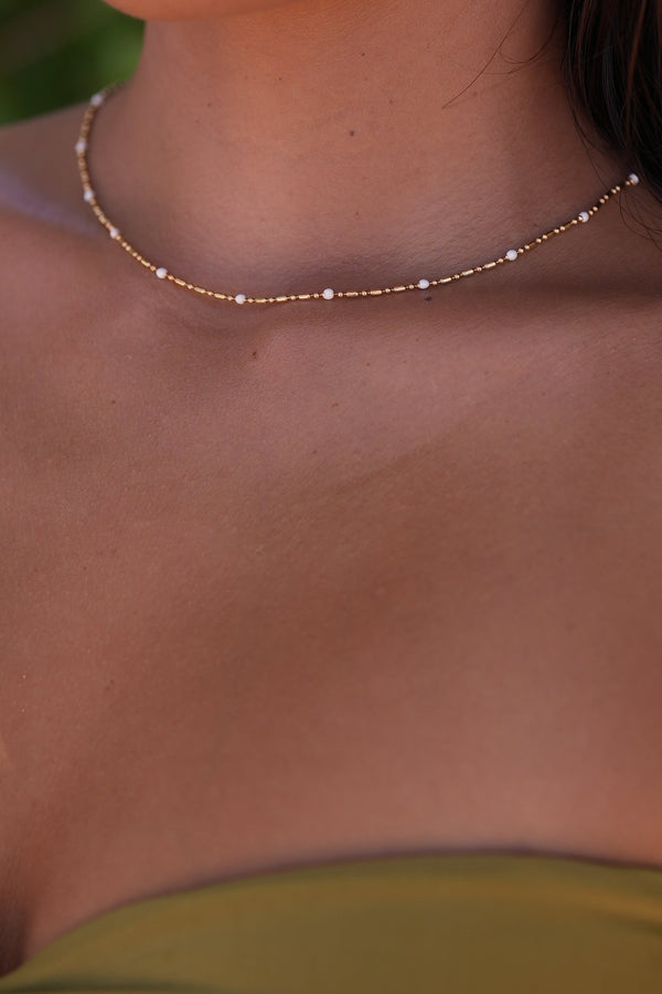 Katharina – Elegante, goldene Gliederkette.