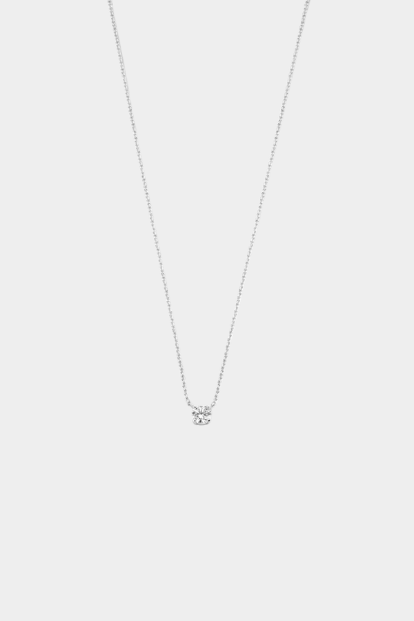 Cléa Moissanit Stein Halskette