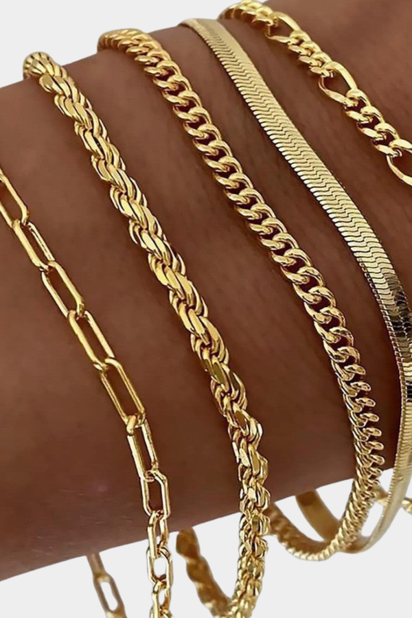 Juna - Armband-Set | Gold