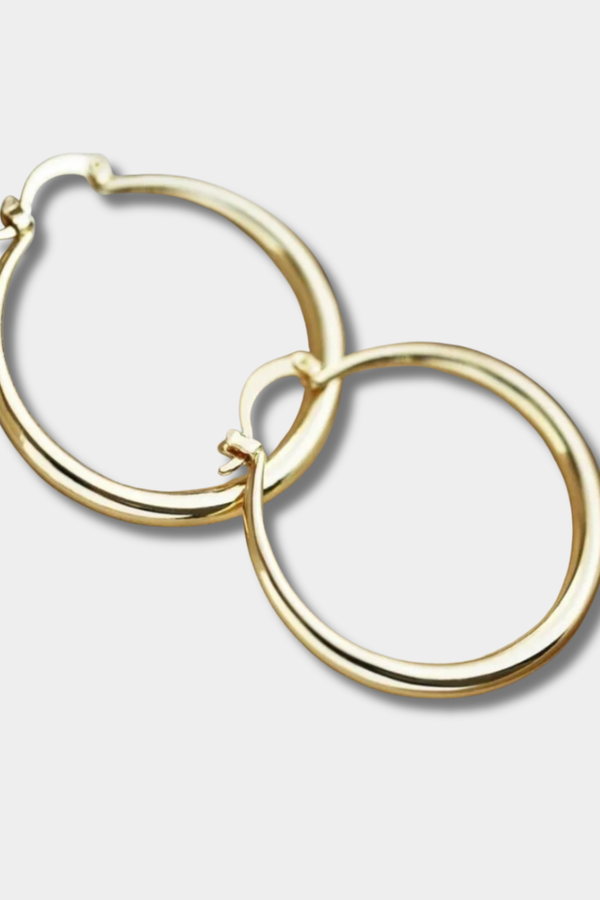 Liliane - Große Ohrringe aus Gold