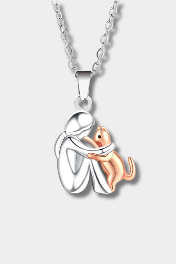 Katze Umarmung Halskette