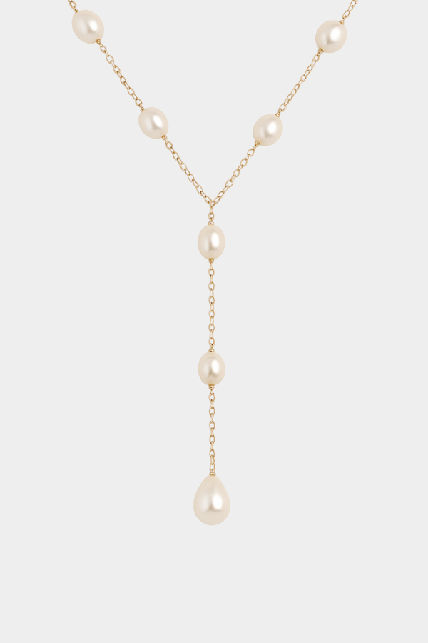 Annika - Vintage-Halskette mit Hängebällen