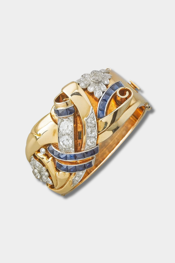 Marie - Gold Vintage Zirkonia Ring