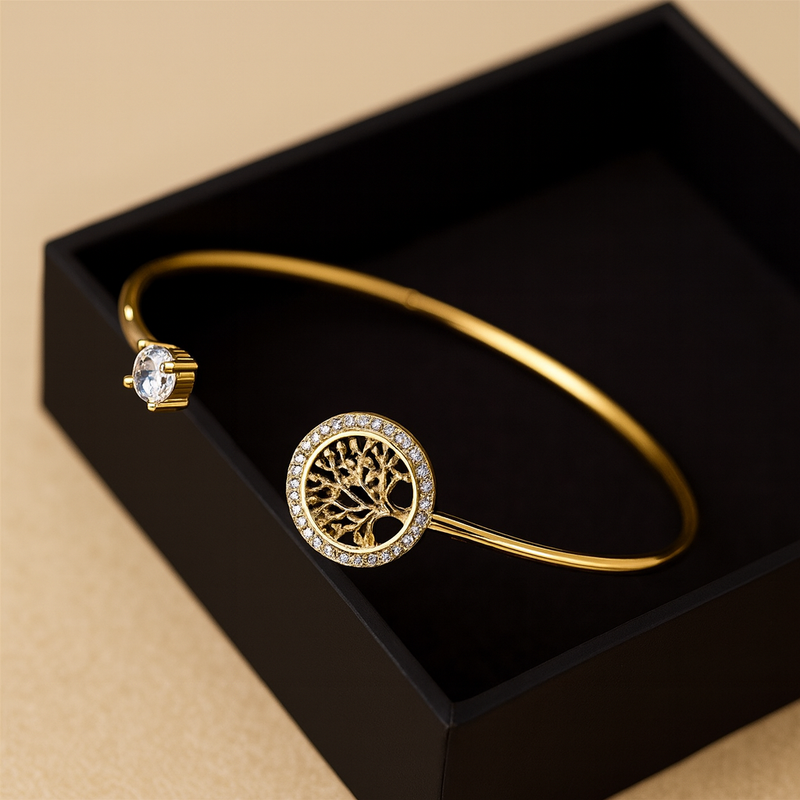 Sarah - Baum des Lebens Verstellbares Armband