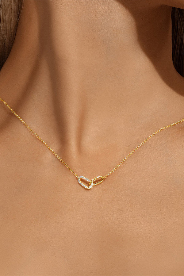 Carina – Feine Silberkette mit kleinem Kreisanhänger.