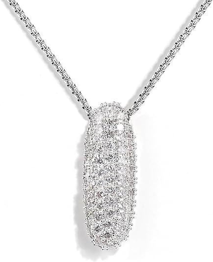 Frieda – Goldene Gliederkette mit organischem Anhänger.