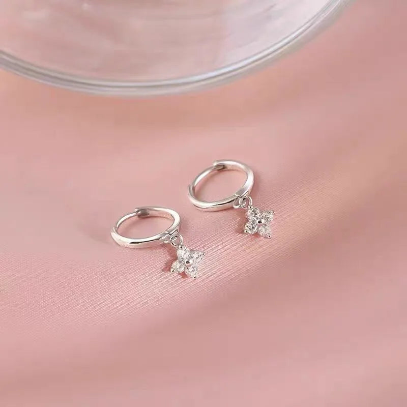 Set von Glücksklee Glanz