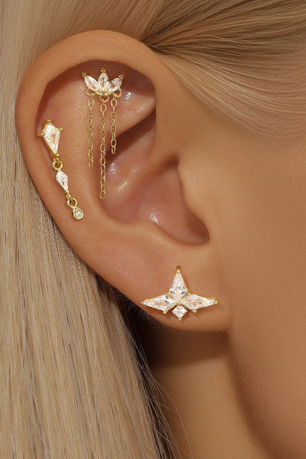 Leonie – Feine Ohrringe mit strahlendem Glanz.