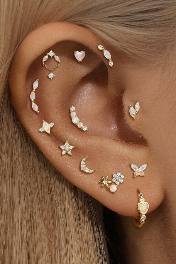 Monika – Kleine Ohrringe mit sanfter Eleganz.