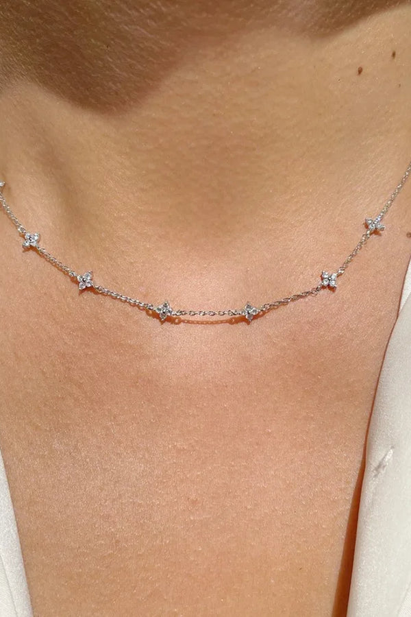 Set von Glücksklee Glanz