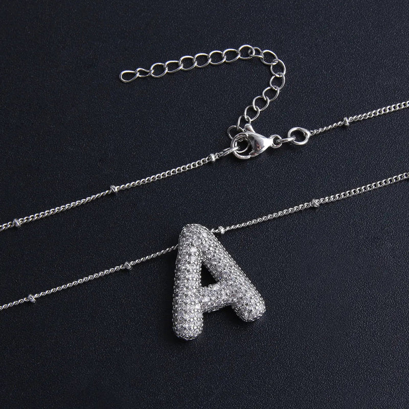Buchstaben-Anhänger-Neklace-Set