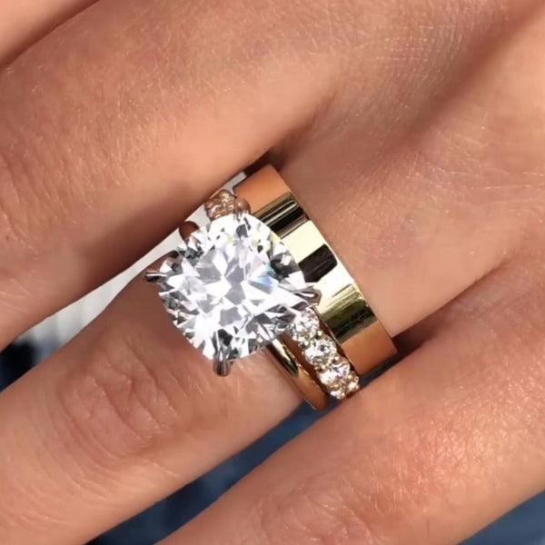 Elisa – Diamantring mit klassischer Solitärfassung.