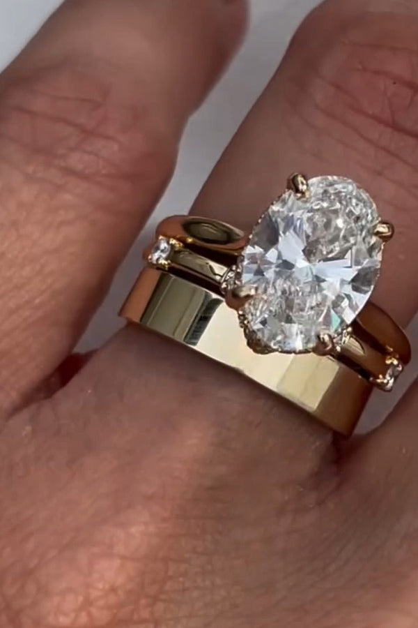 ohanna – Solitärring mit rundem Diamanten.