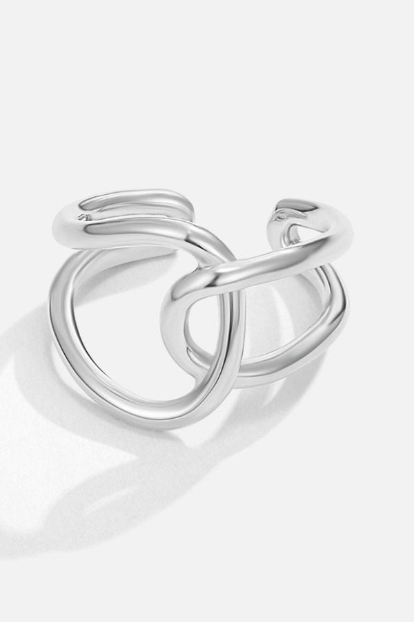 Helene – Silberring mit elegantem Schwung.