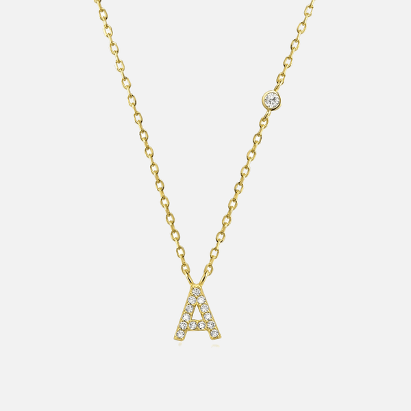 Stein Buchstaben Halskette