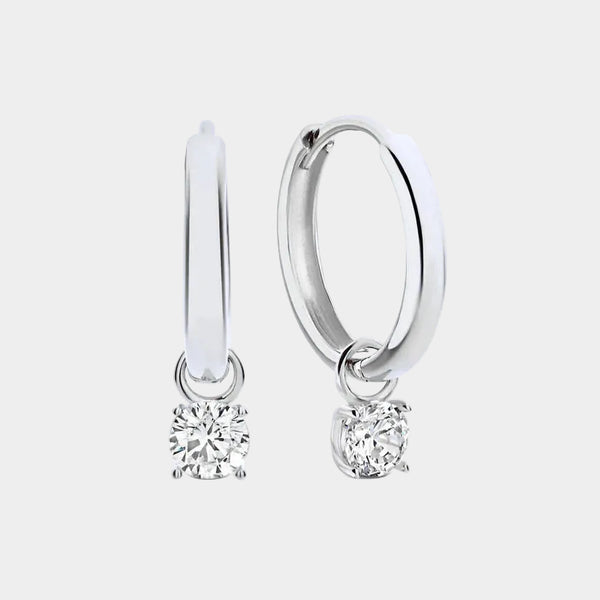 Larmes de Lune Steindraht-Ohrringe