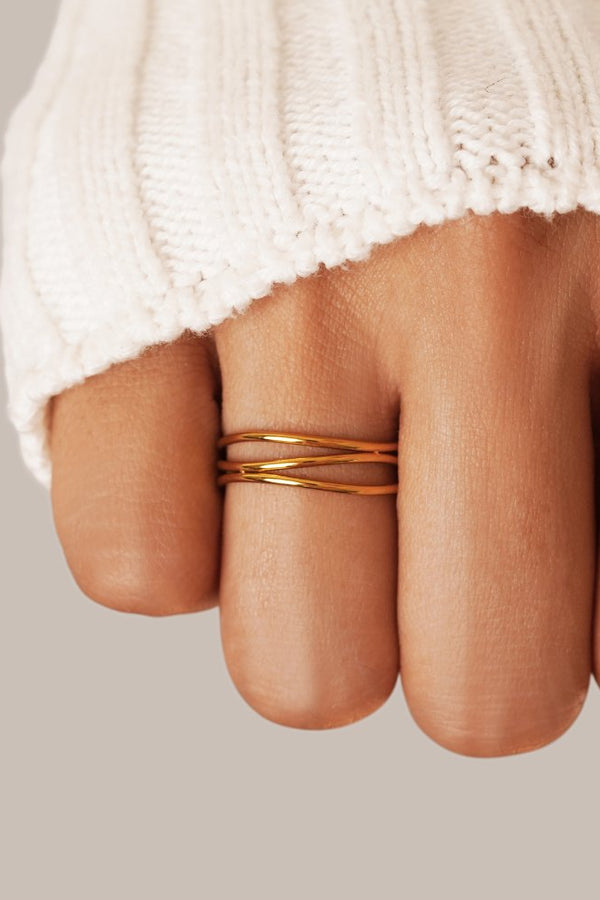 Johanna-Maria - Unendliche Schleife - Gold