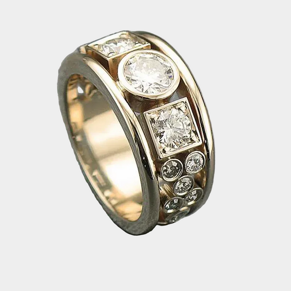 Vintage Zirkonia Goldring