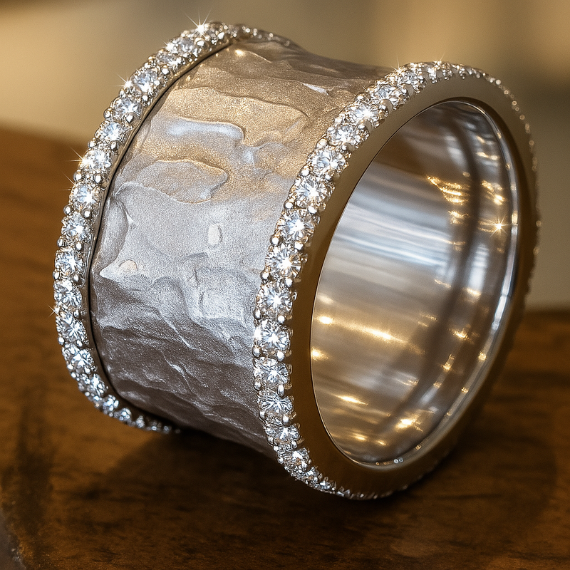 Hannah - Vintage Silberner Zirkonia Ring