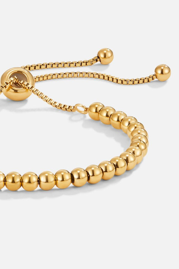 Nila Perlenarmband aus Gold