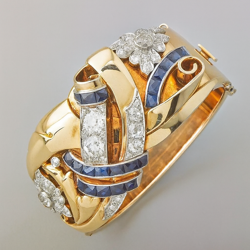 Marie - Gold Vintage Zirkonia Ring