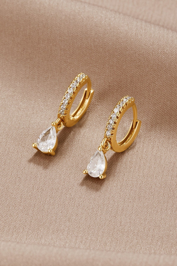 Magdalena – Silberne Ohrringe mit offenem Kreis.